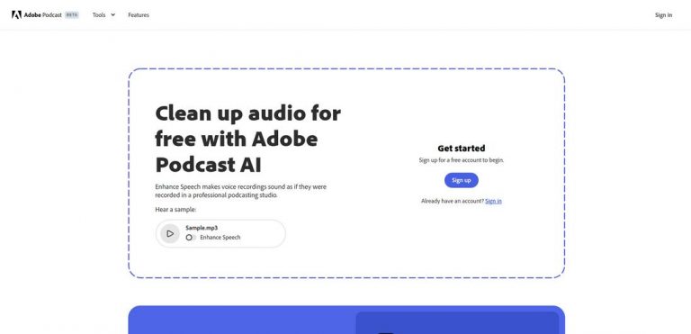 Adobe Speech Enhancer