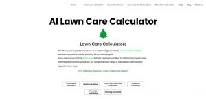 AI Lawn Care  Calculator