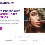 AI photo restorer