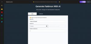 AI Pokemon generator