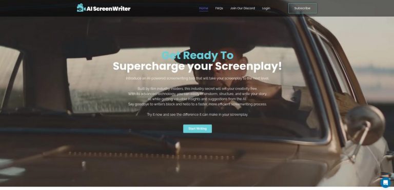 AI Screenwriting Tool