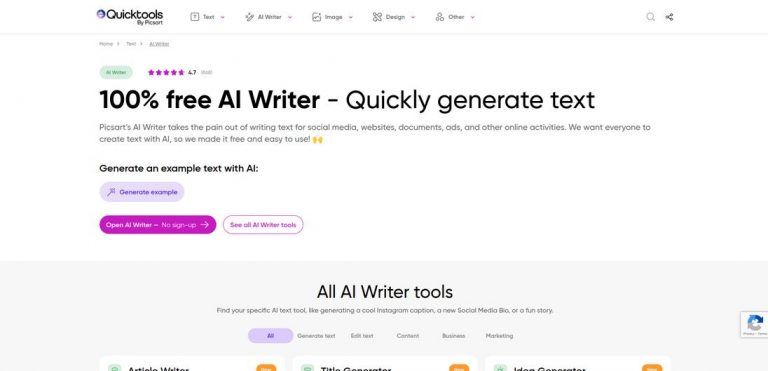 AI Writer by Picsart