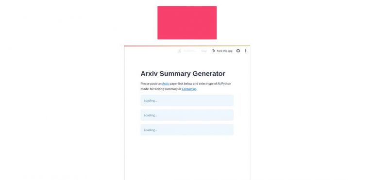 Arxiv Summary Generator