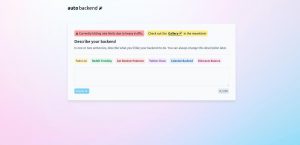 Auto Backend