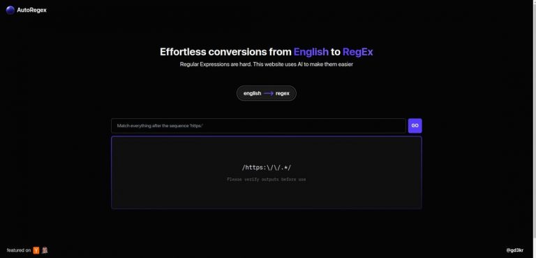 AutoRegex