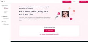 AVCLabs Photo Enhancer AI Online