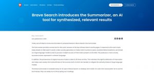 Brave Search Summarizer