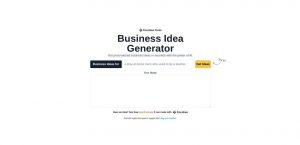 Business Idea Generator