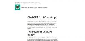 ChatGPT Buddy