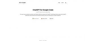 ChatGPT for Google Colab