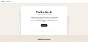 Finding Words