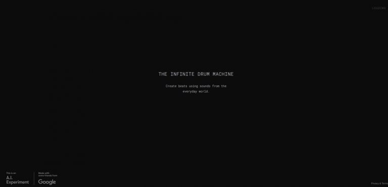 Infinite Drum Machine
