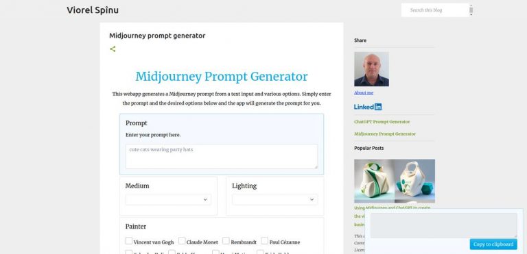 Midjourney Prompt Generator