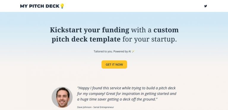 My Pitch Deck