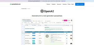 OpenAI in Spreadsheet
