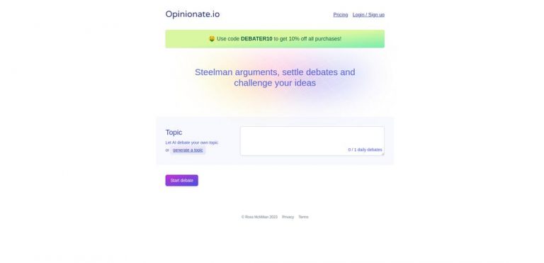 Opinionate