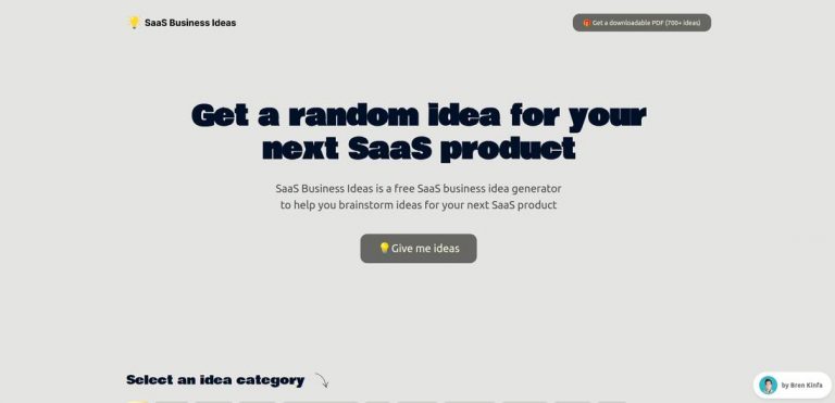 SaaS business ideas