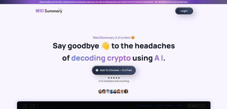 Web3 Summary