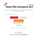 WTF Does This Company Do?